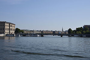 Stockholm: Skeppsholmsbron, 21.7.2022 Stockholm