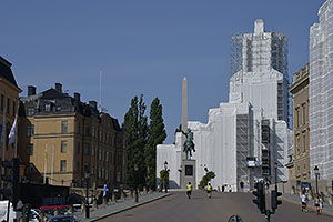 Stockholm: Karl XIV Johan, Slottsbacken, 21.7.2022 Stockholm