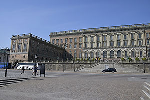 Stockholm: Kungliga slottet, kráľovský palác, 21.7.2022 Stockholm