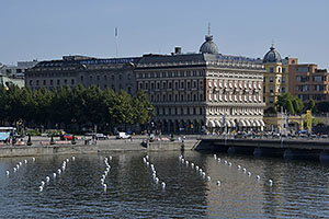 Stockholm: Handelsbanken, Södra Blasieholmshamnen, 21.7.2022 Stockholm