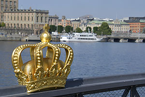 Stockholm: Skeppsholmsbron, 21.7.2022 Stockholm