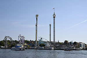 Stockholm: Tivoli Gröna Lund, Djurgårdsstaden, 21.7.2022 Stockholm