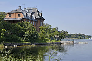 Stockholm: De Besches Väg, Djurgården, 21.7.2022 Stockholm