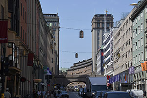Stockholm: Malmskillnadsbron, Kungsgatan, 21.7.2022 Stockholm