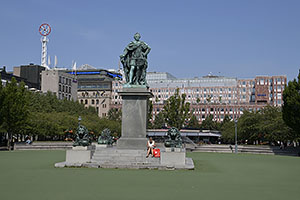Stockholm: Karl XIII, Kungsträdgården, 21.7.2022 Stockholm
