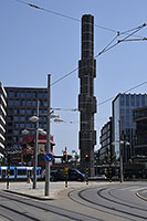 Stockholm: Kristallvertikalaccent, Sergels Torg, 21.7.2022 Stockholm