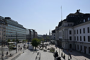 Stockholm: Centralplan, železničná stanica, Centralstation, 21.7.2022 Stockholm