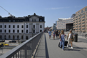 Stockholm: Klarabergsviadukten, 21.7.2022 Stockholm