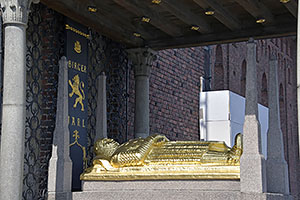 Stockholm: Stockholms stadshus, Birger Jarls kenotaf, 21.7.2022 Stockholm