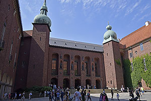 Stockholm: Stockholms stadshus, 21.7.2022 Stockholm