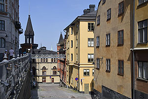 Stockholm: Bellmansgatan, Mariahissen, 21.7.2022 Stockholm