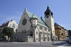 Stockholm: Sankt Matteus kyrka, Dalagatan, 21.7.2022 Stockholm