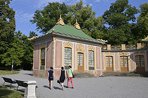 Stockholm: Kina Slott, čínsky palác, Drottningholms slottspark, 21.7.2022 Stockholm