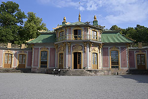 Stockholm: Kina Slott, čínsky palác, Drottningholms slottspark, 21.7.2022 Stockholm