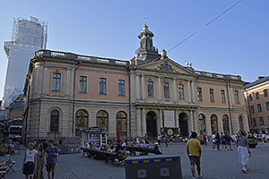 Stockholm: Nobelmuseet, Stortorget, 21.7.2022 Stockholm