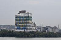 Dnipro: nedostavaný hotel, 14.9.2018 Ukrajina, Dnipro