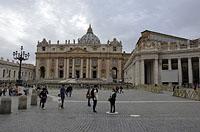 Vatikán: Piazza San Pietro, Basilica Papale di San Pietro in Vaticano, 11.4.2018 Vatikan