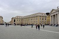 Vatikán: Piazza San Pietro, 11.4.2018 Vatikan
