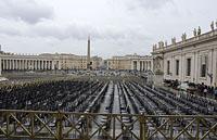 Vatikán: Piazza San Pietro, 12.4.2018 Vatikan