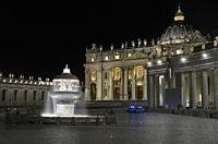 Vatikán: Piazza San Pietro, Basilica Papale di San Pietro in Vaticano, 12.4.2018 Vatikan