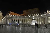 Vatikán: Piazza San Pietro, Palazzo Apostolico, 12.4.2018 Vatikan