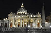 Vatikán: Piazza San Pietro, Basilica Papale di San Pietro in Vaticano, 12.4.2018 Vatikan