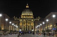 Rím: Via della Conciliazione, Basilica Papale di San Pietro in Vaticano, 12.4.2018 Vatikan