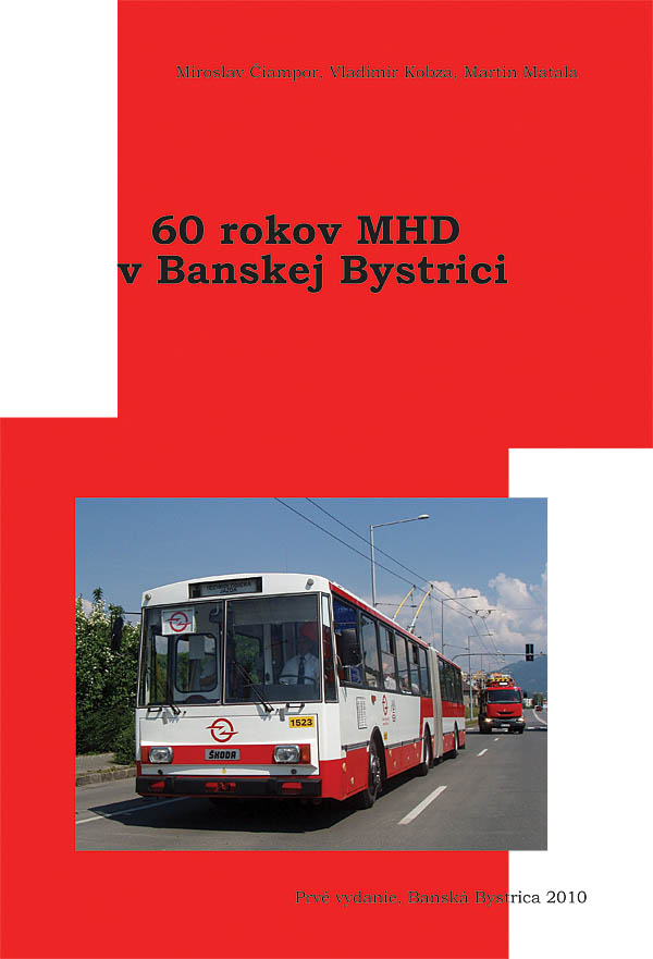 obálka knihy 60 rokov MHD v BB