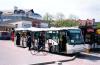 vyrocie MHD: vystaveny autobus SOR BN12 na Namesti Slobody, 1.5.2005