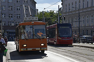 Bratislava: sprievod k výročiu 130 rokov MHD v Bratislave, 6.9.2025 Bratislava DOD DPB 2025