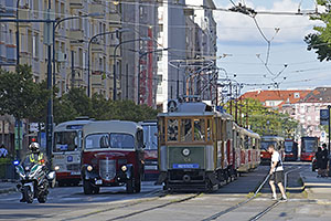 Bratislava: sprievod k výročiu 130 rokov MHD v Bratislave, 6.9.2025 Bratislava DOD DPB 2025