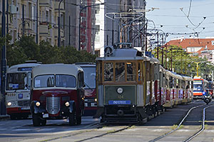 Bratislava: sprievod k výročiu 130 rokov MHD v Bratislave, 6.9.2025 Bratislava DOD DPB 2025