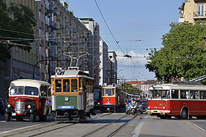 Bratislava: sprievod k výročiu 130 rokov MHD v Bratislave, 6.9.2025 Bratislava DOD DPB 2025