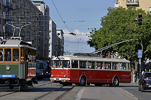 Bratislava: sprievod k výročiu 130 rokov MHD v Bratislave, 6.9.2025 Bratislava DOD DPB 2025