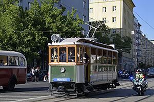 Bratislava: sprievod k výročiu 130 rokov MHD v Bratislave, 6.9.2025 Bratislava DOD DPB 2025