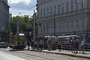 Bratislava: sprievod k výročiu 130 rokov MHD v Bratislave, 6.9.2025 Bratislava DOD DPB 2025