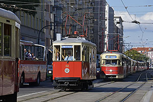 Bratislava: sprievod k výročiu 130 rokov MHD v Bratislave, 6.9.2025 Bratislava DOD DPB 2025