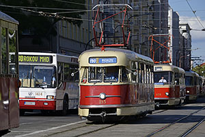 Bratislava: sprievod k výročiu 130 rokov MHD v Bratislave, 6.9.2025 Bratislava DOD DPB 2025