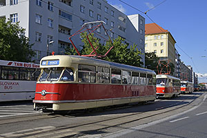 Bratislava: sprievod k výročiu 130 rokov MHD v Bratislave, 6.9.2025 Bratislava DOD DPB 2025