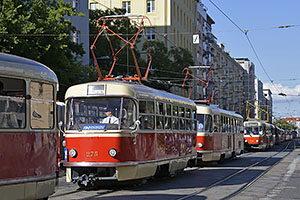 Bratislava: sprievod k výročiu 130 rokov MHD v Bratislave, 6.9.2025 Bratislava DOD DPB 2025