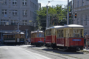 Bratislava: sprievod k výročiu 130 rokov MHD v Bratislave, 6.9.2025 Bratislava DOD DPB 2025