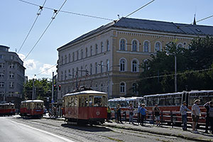 Bratislava: sprievod k výročiu 130 rokov MHD v Bratislave, 6.9.2025 Bratislava DOD DPB 2025