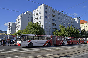 Bratislava: sprievod k výročiu 130 rokov MHD v Bratislave, 6.9.2025 Bratislava DOD DPB 2025
