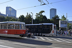 Bratislava: sprievod k výročiu 130 rokov MHD v Bratislave, 6.9.2025 Bratislava DOD DPB 2025