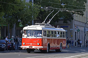 Bratislava: sprievod k výročiu 130 rokov MHD v Bratislave, 6.9.2025 Bratislava DOD DPB 2025