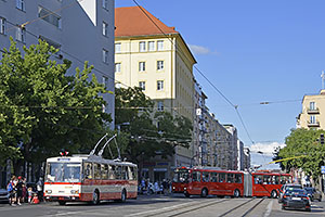 Bratislava: sprievod k výročiu 130 rokov MHD v Bratislave, 6.9.2025 Bratislava DOD DPB 2025