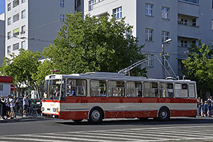 Bratislava: sprievod k výročiu 130 rokov MHD v Bratislave, 6.9.2025 Bratislava DOD DPB 2025