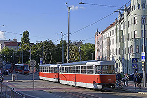 Bratislava: sprievod k výročiu 130 rokov MHD v Bratislave, 6.9.2025 Bratislava DOD DPB 2025