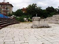 Bulharsko, Stara Zagora: komplex zapadnej brany Augusta Trajana, 6.8.2007 Bulharsko, Stara Zagora