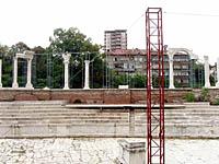 Bulharsko, Stara Zagora: komplex zapadnej brany Augusta Trajana, 6.8.2007 Bulharsko, Stara Zagora